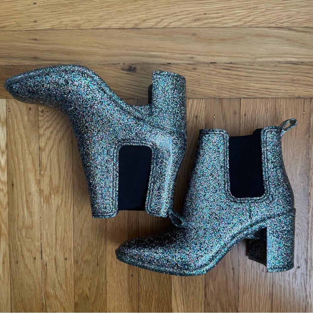 Jeffrey Campbell Glitter Ankle Boots - Multicolor